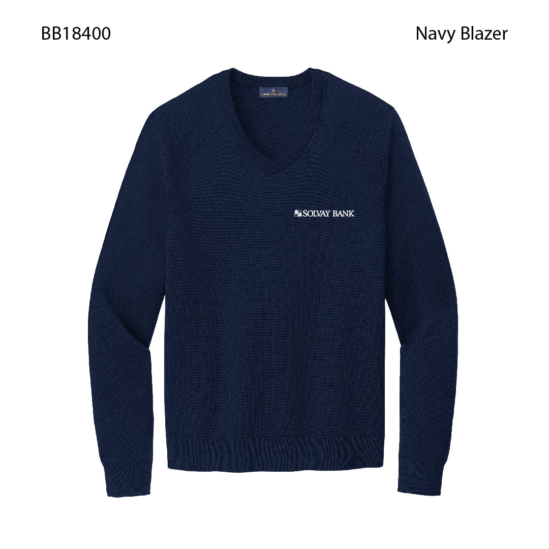 Brooks Brothers® Cotton Stretch V-Neck Sweater