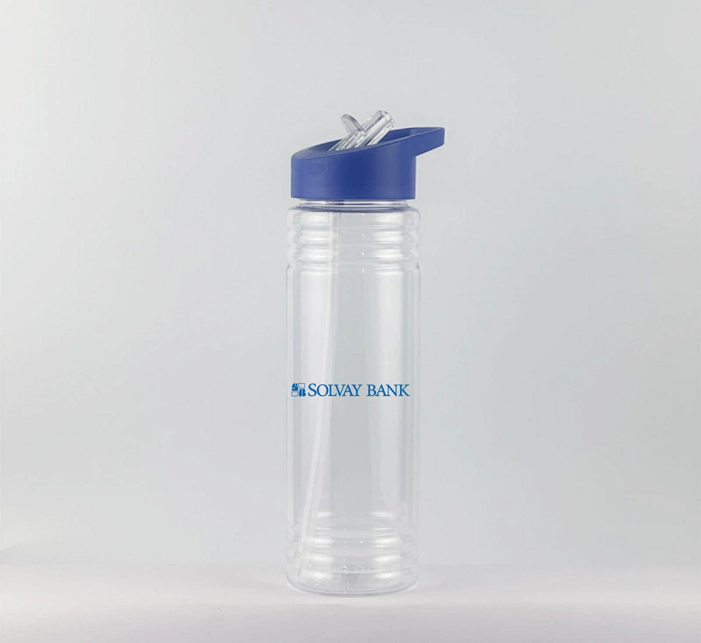 Clear Impact Water Bottle with Flip Straw Lid