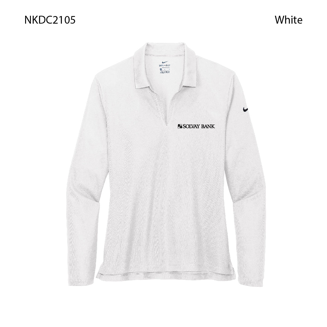 Nike Women's Dri-FIT Micro Pique 2.0 Long Sleeve Polo