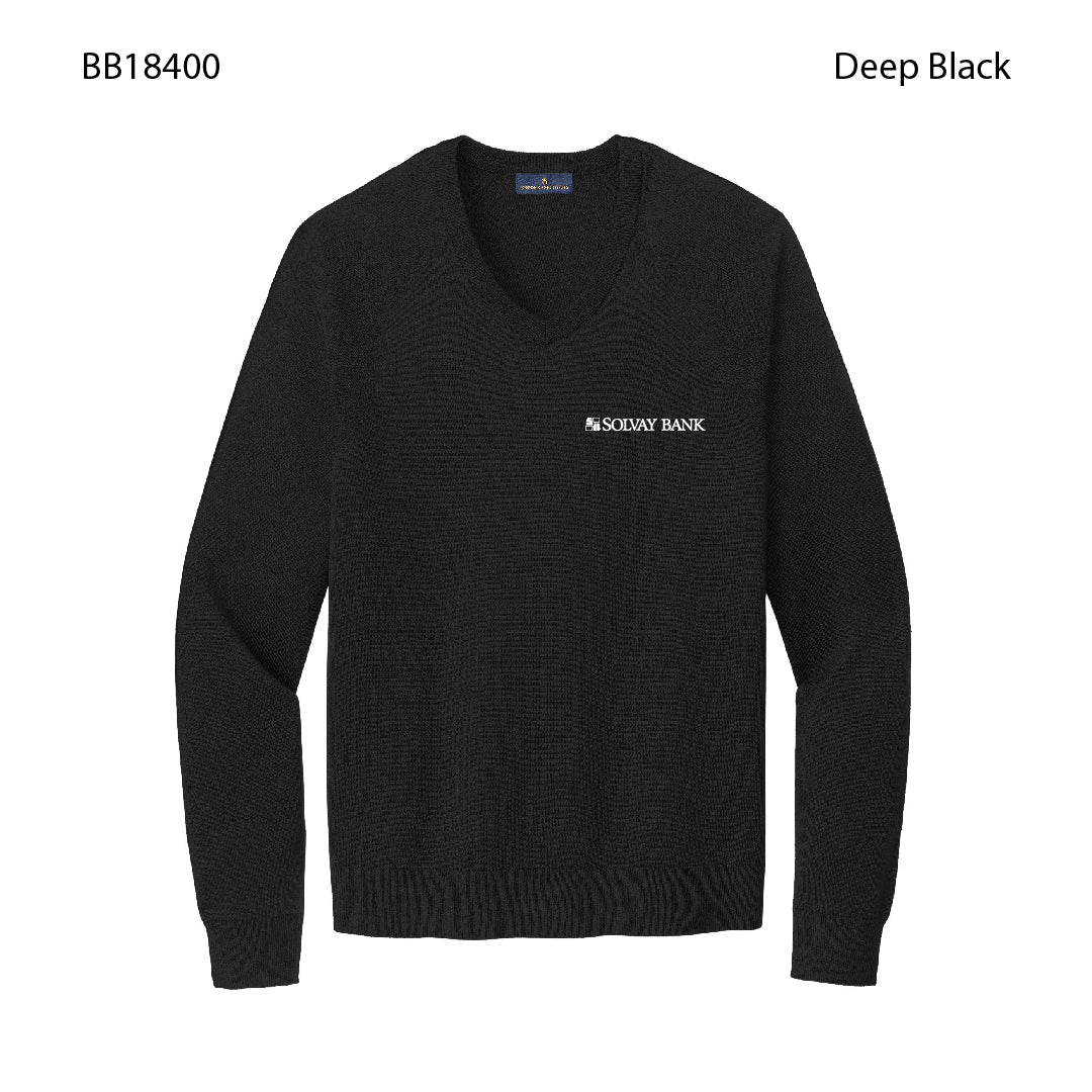 Brooks Brothers® Cotton Stretch V-Neck Sweater