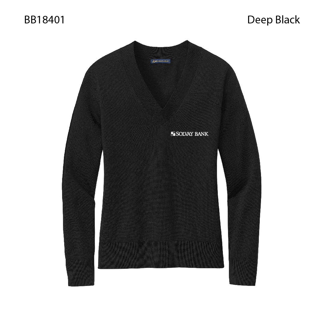 Brooks Brothers® Women’s Cotton Stretch V-Neck Sweater