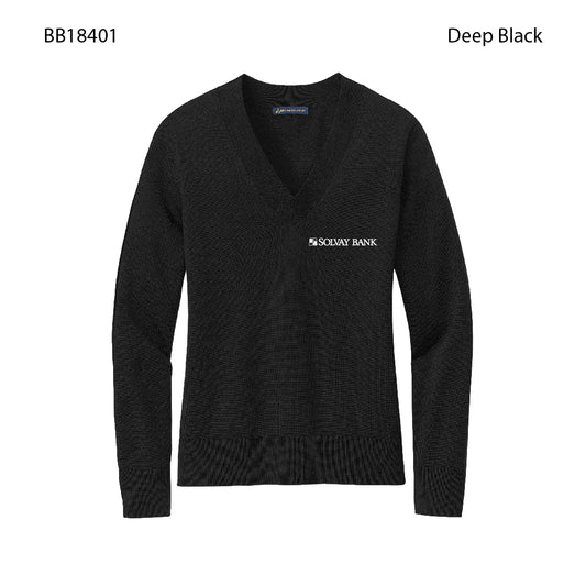Brooks Brothers® Women’s Cotton Stretch V-Neck Sweater