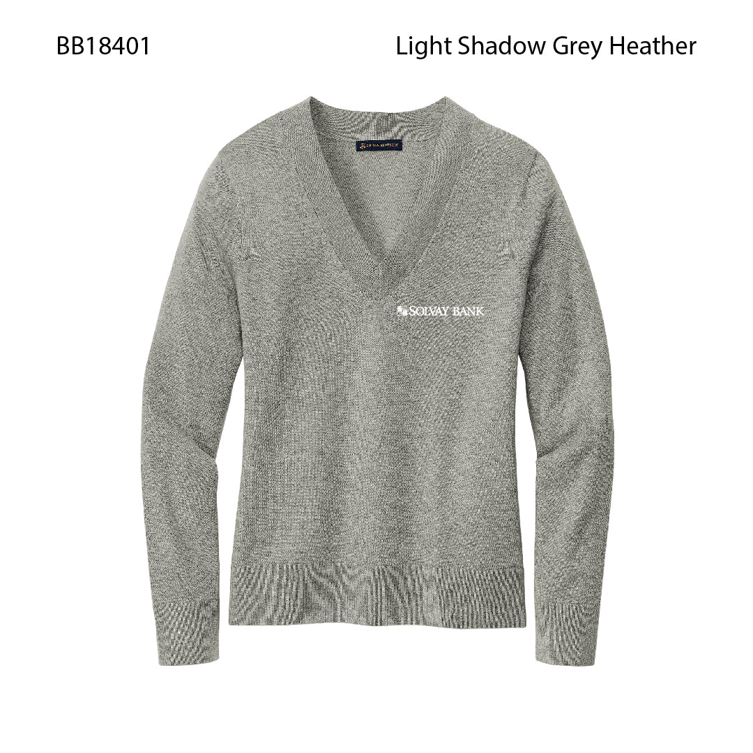 Brooks Brothers® Women’s Cotton Stretch V-Neck Sweater